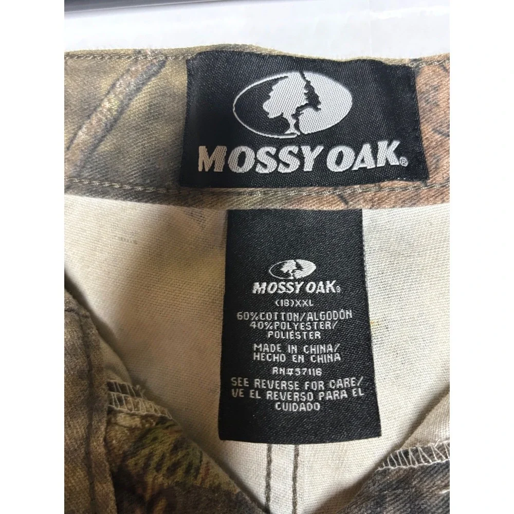 Mossy‎ Oak Kids Camo Cargo Pants Outdoor Hunting Fishing Size XXL